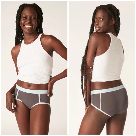 Modibodi X Brief (Moderate-Heavy) Ink Blue - Picture 1 of 5